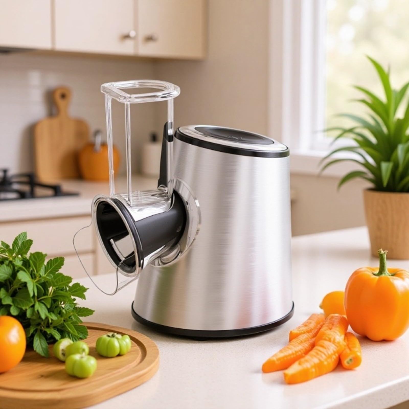 Affettaverdure Elettrico 5 in 1 Sicuro