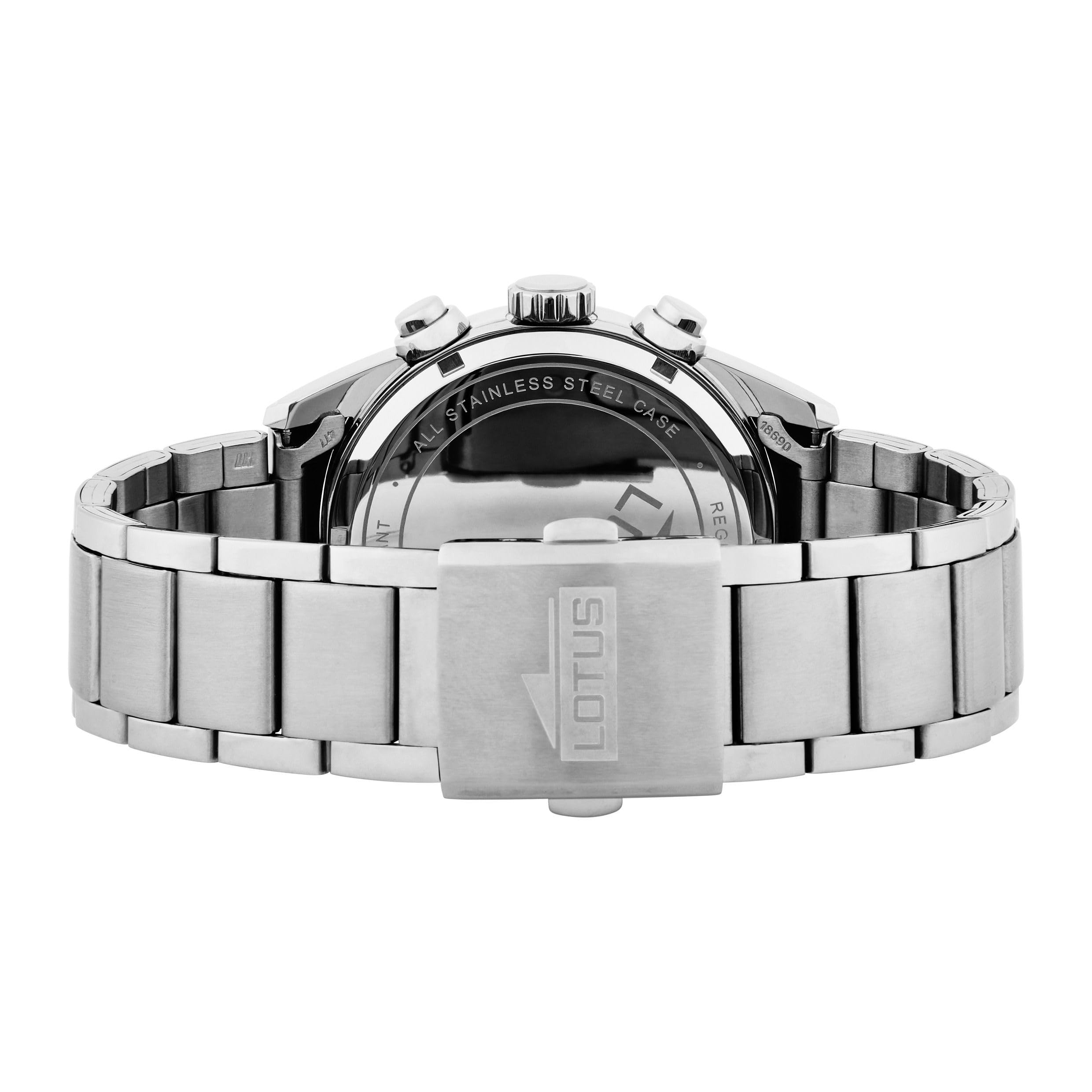 Zegarek męski Lotus Chrono 18690/3 czarny stal szlachetna
