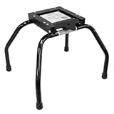 Wise 8WD1174 Portable Seat Stand with 8WD17 Quick Release Bracket&comma; Black Powder Coat Finish