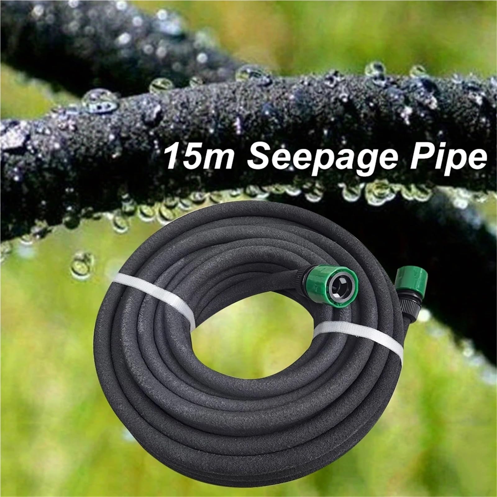Tubo for irrigazione a goccia da 15 m 50 piedi Tubo for infiltrazioni automatiche da 1/2 '' Tubo for irrigazione for irrigazione a goccia automatico a collegamento rapido