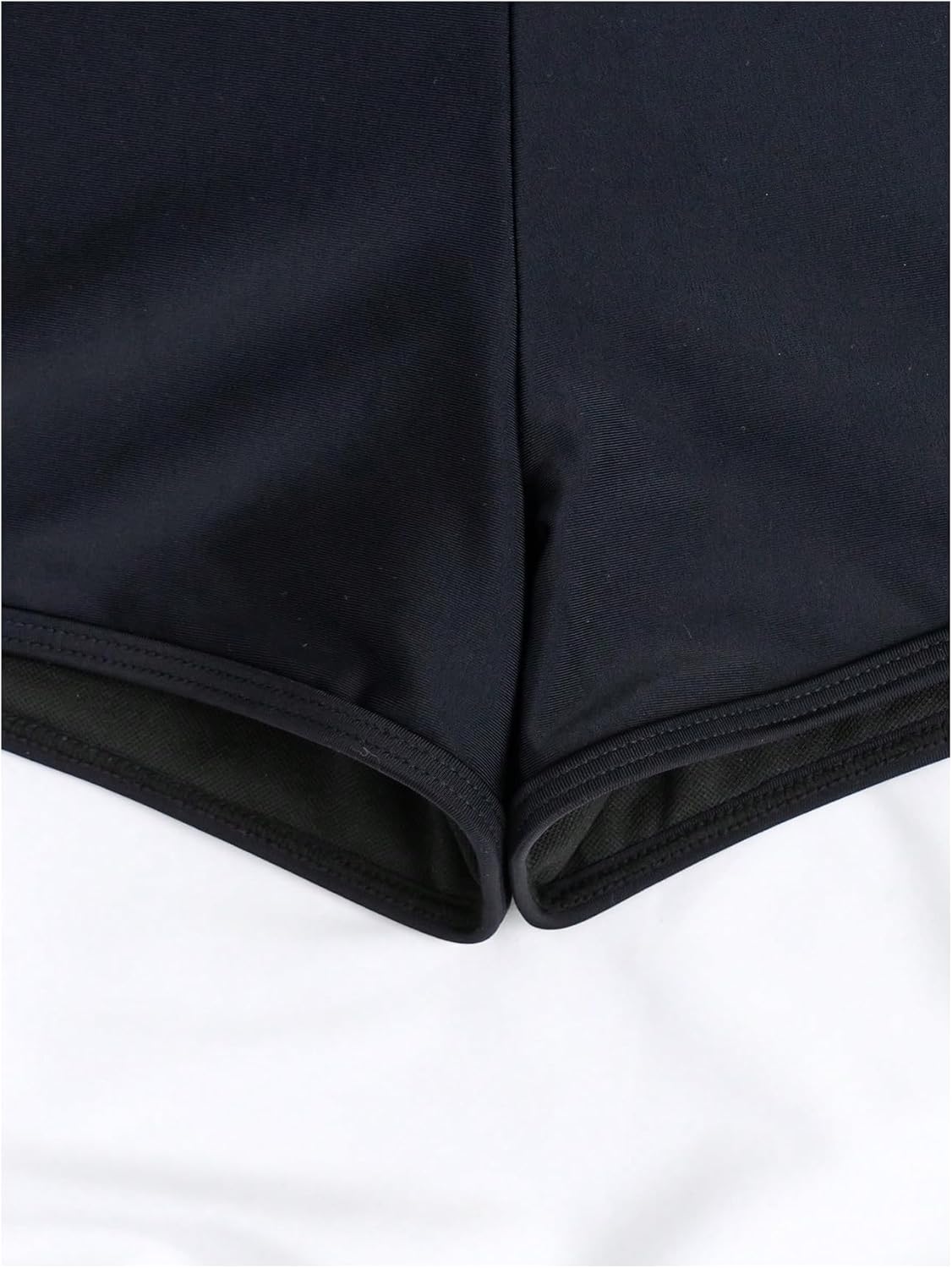 SweatyRocks Women's Criss Cross Swim Shorts High Waisted Bathing Suit Bottoms Swimwear - Image 5