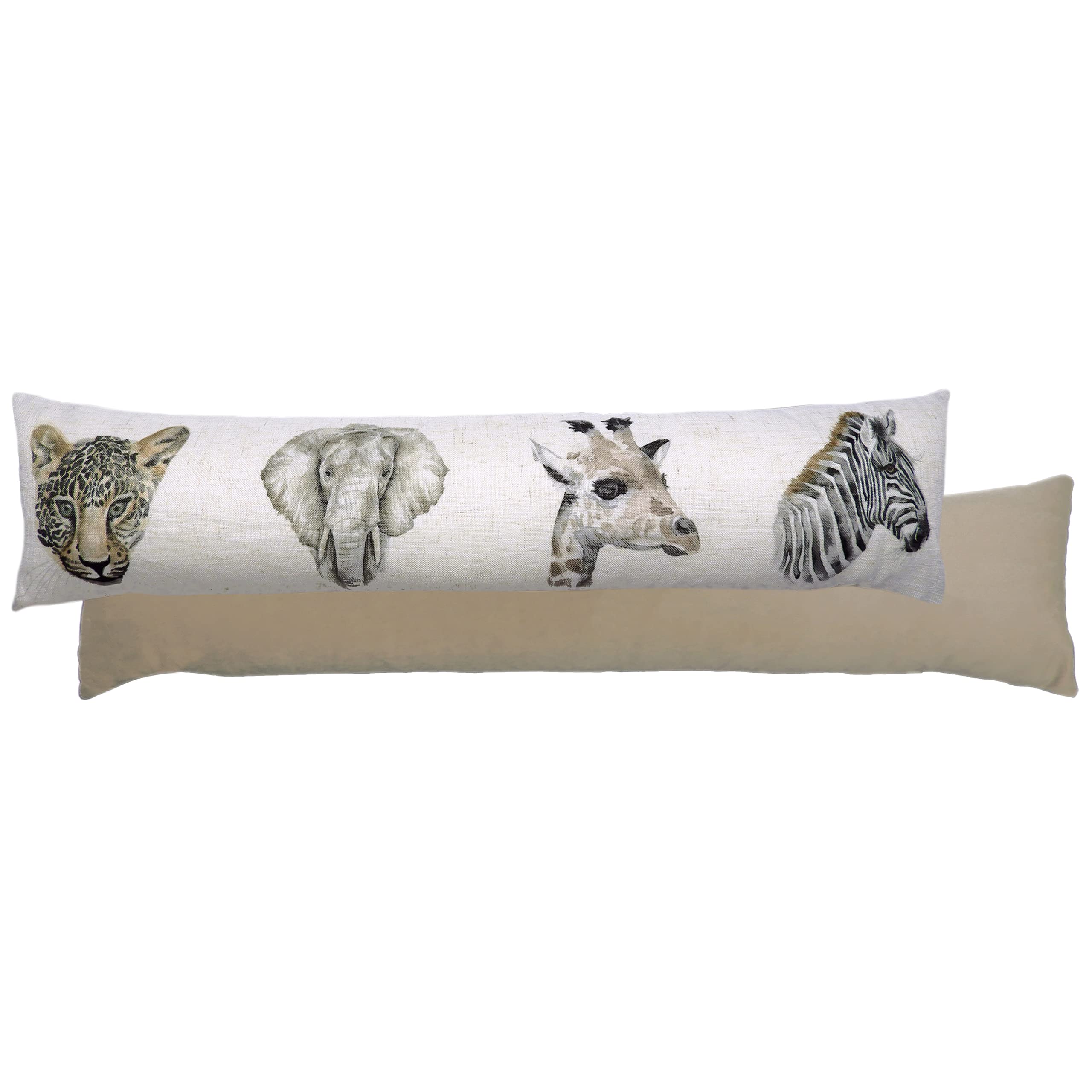 Evans Lichfield Safari Draught Excluder, Multi, 92 x 23 cm