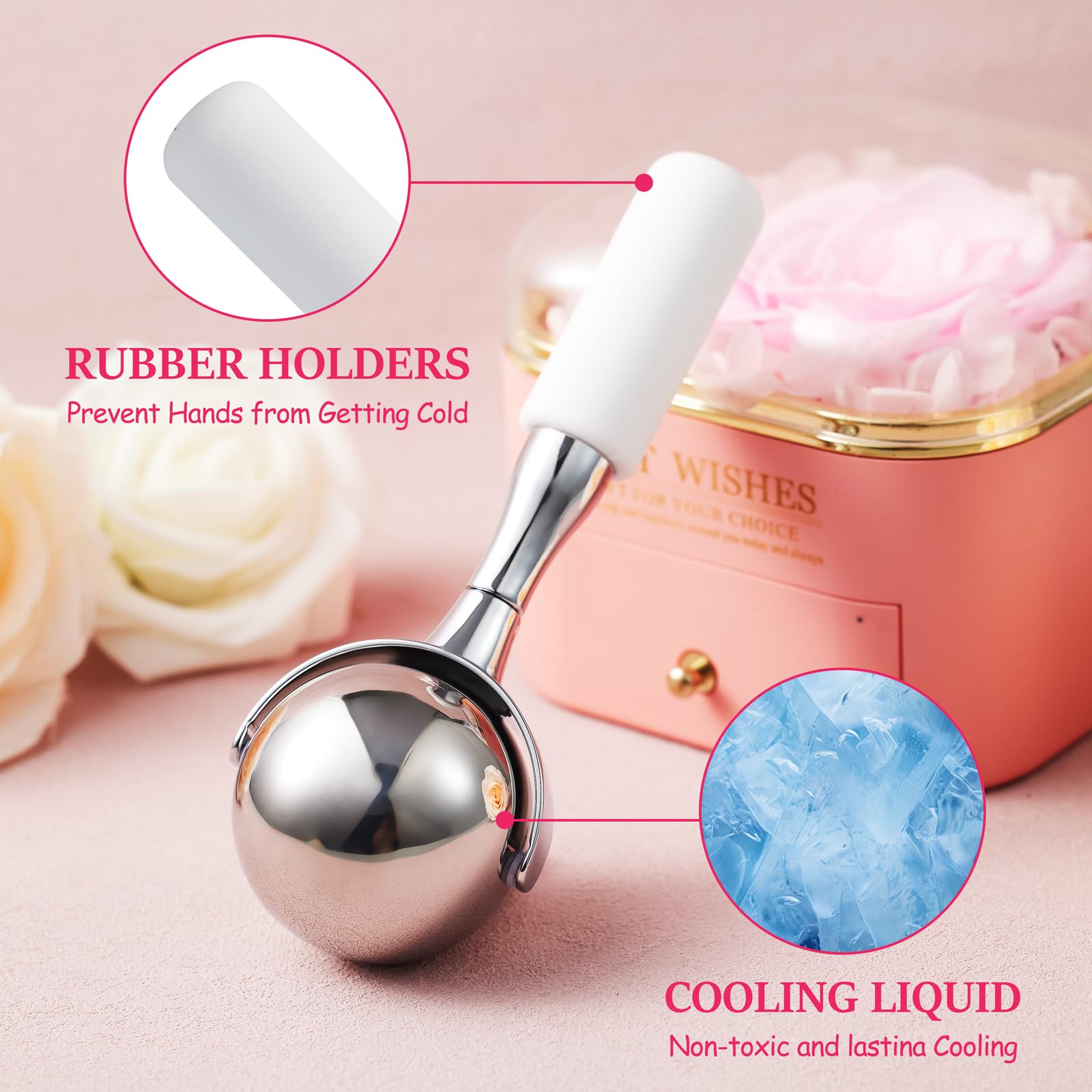 Running man Cryo Sticks 360 Degree Rotating Unbreakable Steel Ice Balls - Image 2