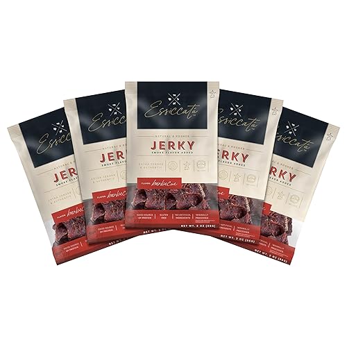 Aufschnitt Essicata - Carne seca extra tierna, alimentada con pasto, baja en sodio, fabricada en Estados Unidos, certificado Kosher, apta para dieta