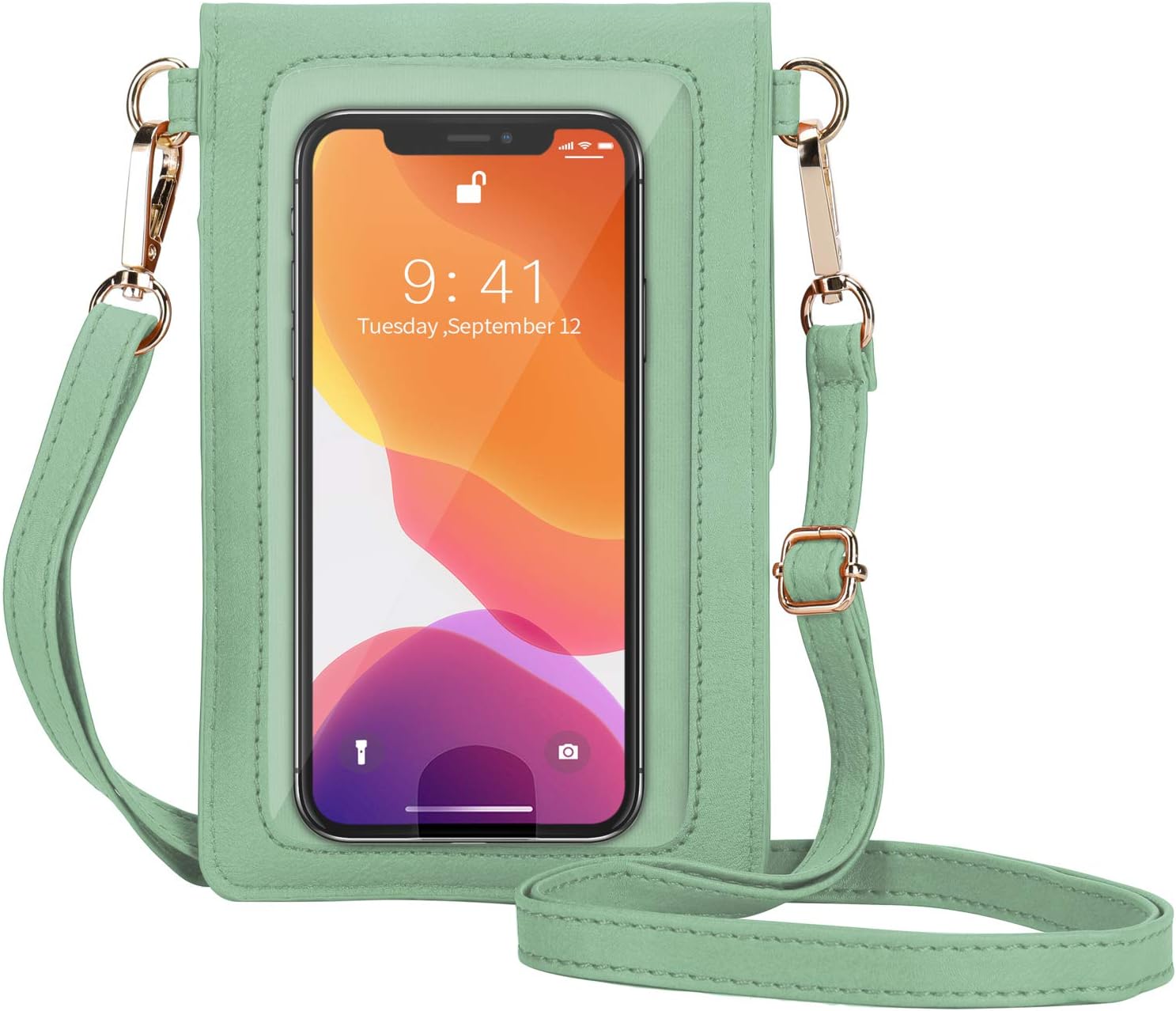 Crossbody Phone Purse for Women, Lightweight Shoulder Wallet PU Leather Phone Case Bag