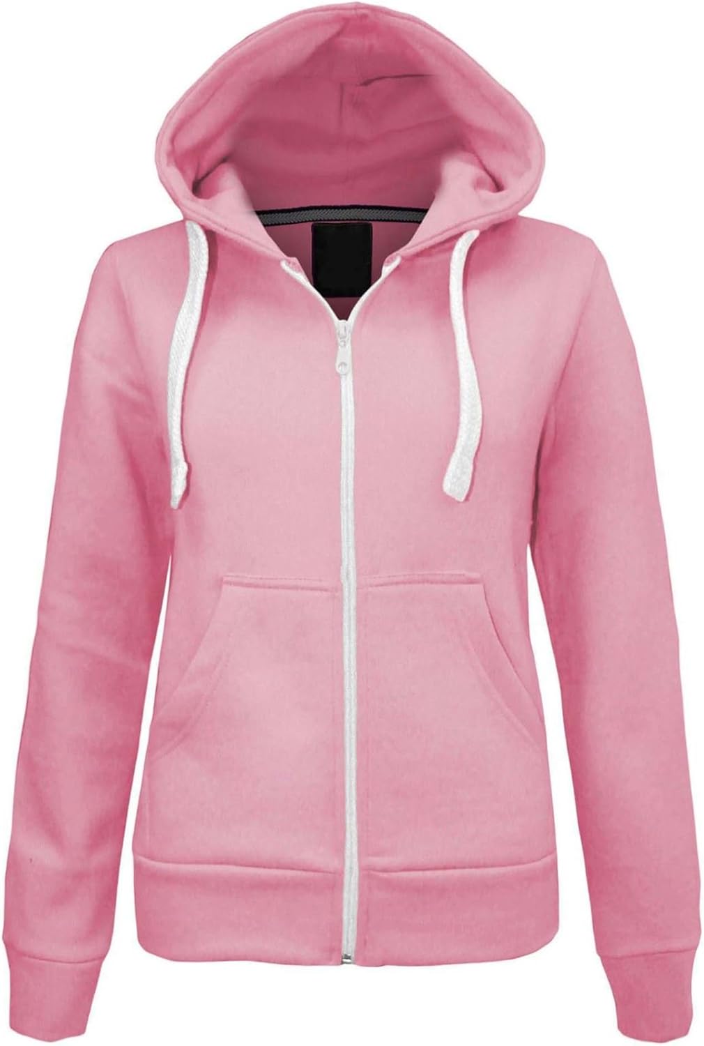 Pink zip hoodie ladies Clearance