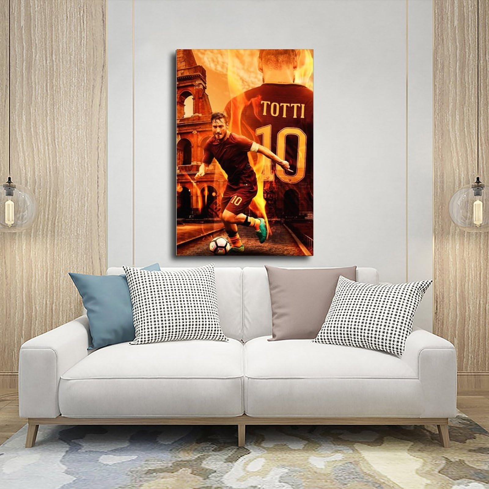 RIKCAT Poster artistico da parete con giocatore di basket di Stephen Curry, stampa artistica da parete per soggiorno e camera da letto, senza cornice, 50 x 75 cm