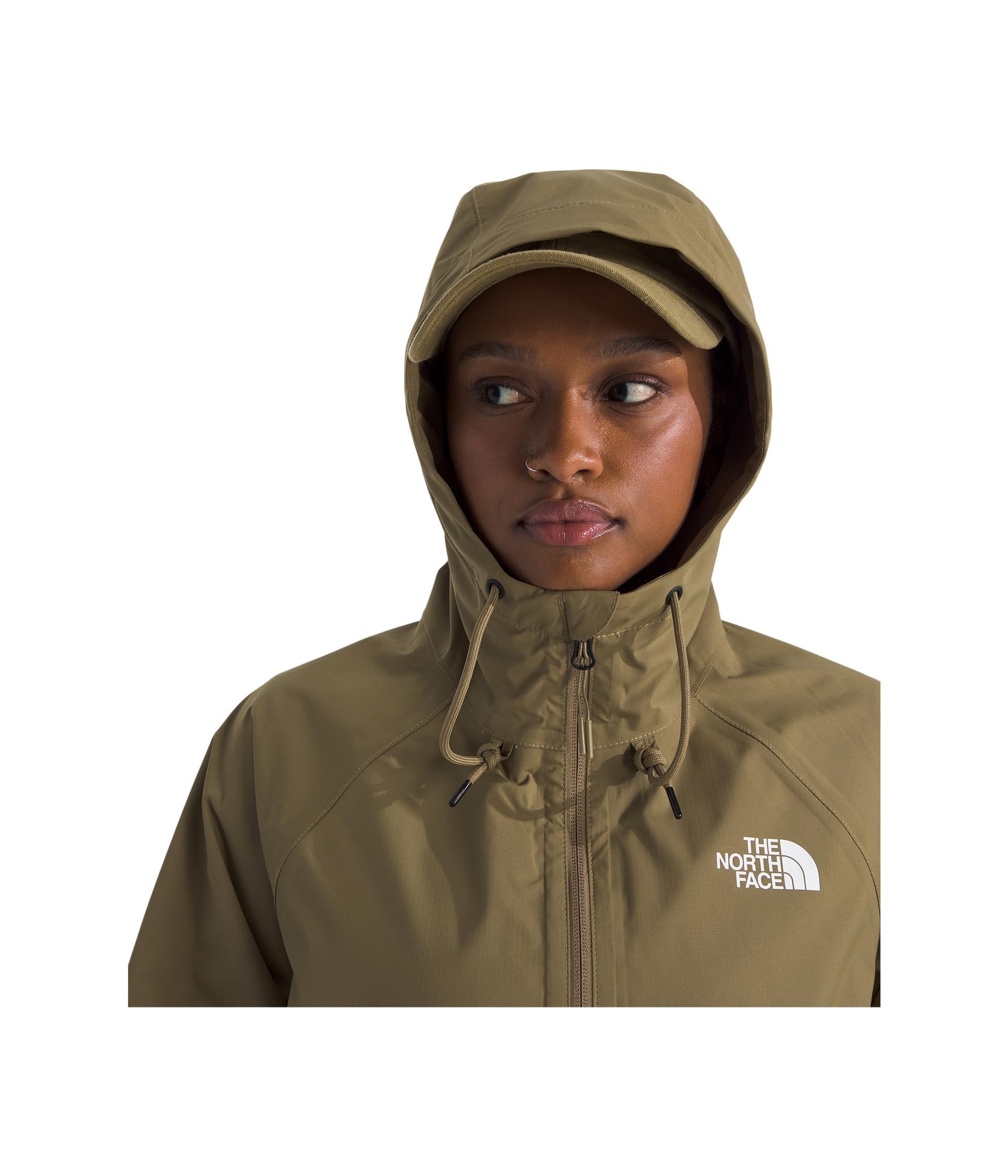 The North Face - Giacca a vento con cappuccio Antora da donna - Impermeabile, Antivento, Traspirante - Tessuto DryVent - Materiali Riciclati