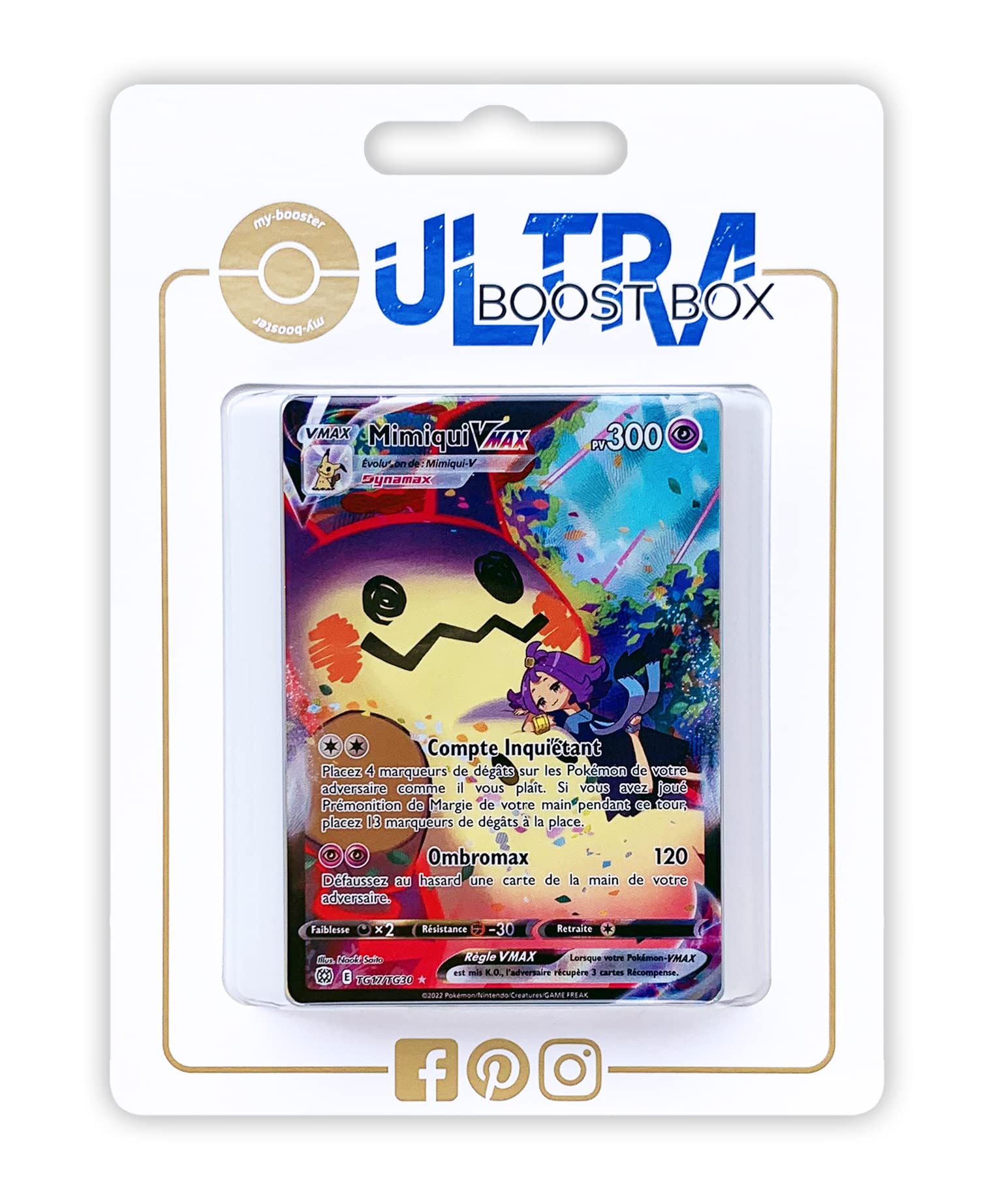 Mimiqui VMAX (Mimikyu VMAX) TG17/TG30 Shiny Alternative Full