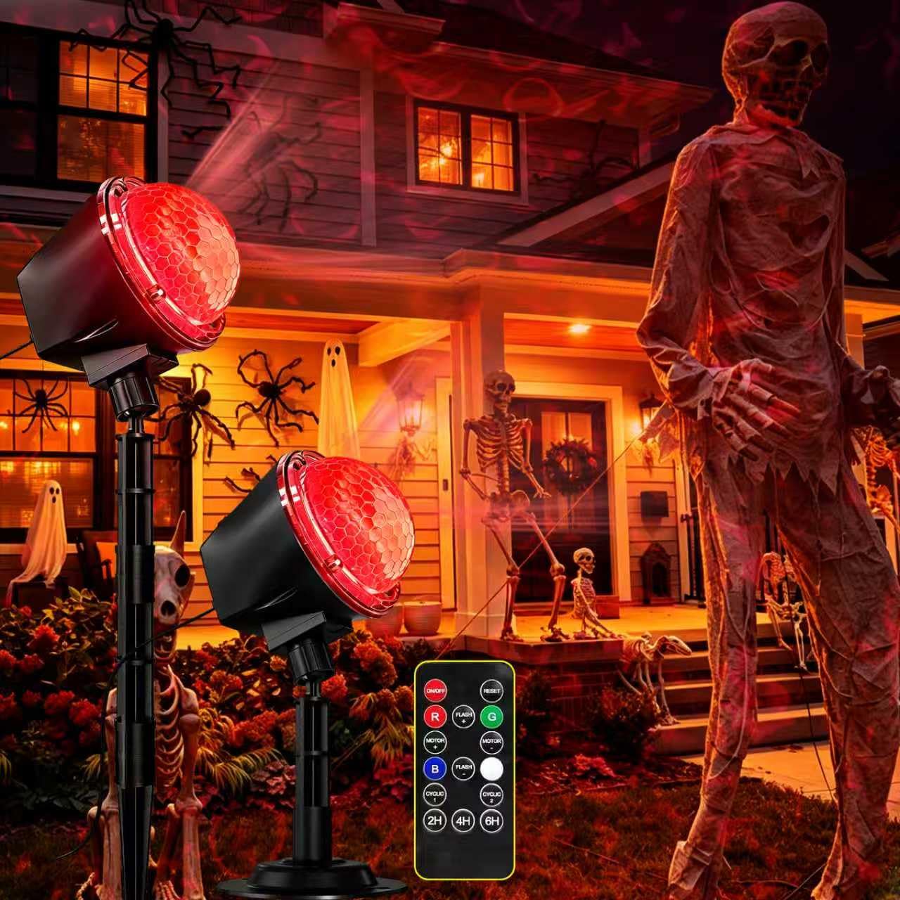 Ocean Wave Projector Light, 14 Colors IP65 Waterproof Outdoor Holiday Lamp