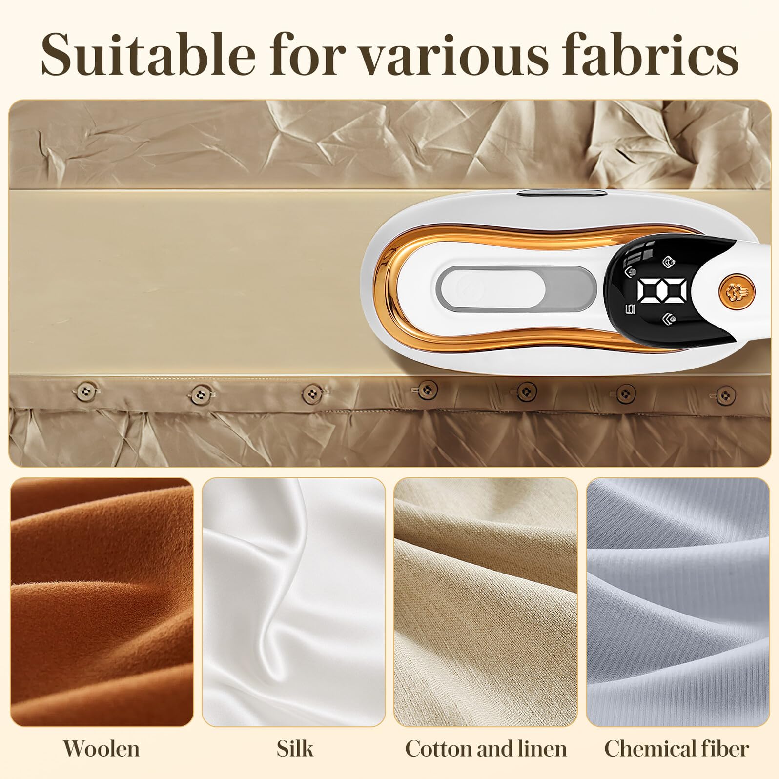 SHINEOFI Plancha de Vapor Portátil para Viaje con Mango Rotatorio Calentamiento Rápido Modos para Prendas Diseño Compacto Fugas para Viajeros