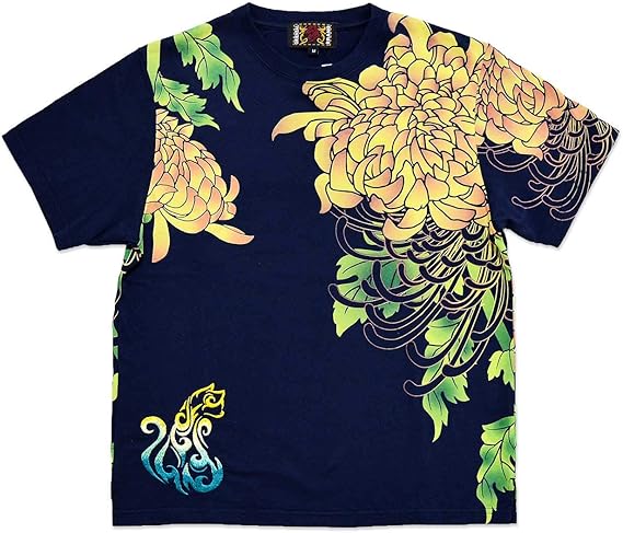 Amazon ニシキ 錦 トライバル猫半袖tシャツ 錦 5853 和柄 和風 ネコ 刺繍 菊 ねこ タトゥー ネイビー M Tシャツ カットソー 通販 Amazon ニシキ 錦 トライバル猫半袖tシャツ 錦 5853 和柄 和風 ネコ 刺繍 菊 ねこ タトゥー ネイビー M Tシャツ カットソー 通販