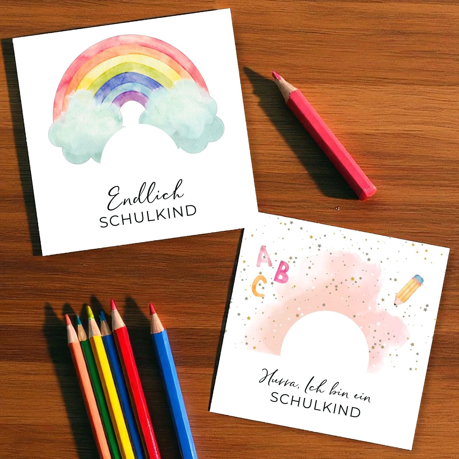 Geschenk zur Einschulung Mädchen, Kinder Herz Medaillon zum Öffnen | für Bilder Silber 925 und Gold / Rosegold vergoldet, Halskette 38cm, Foto Upload & Gravur, Schmuck Geschenke zum Schulanfang