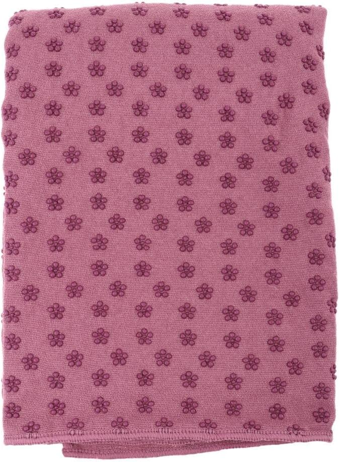 Microfiber Yoga Towel - Quick Dry Gym Towel for Yoga Mat, Pilates, Fitness, and Travel - Super Absorbent and Machine Washable - Weight and Compact - Light Purple