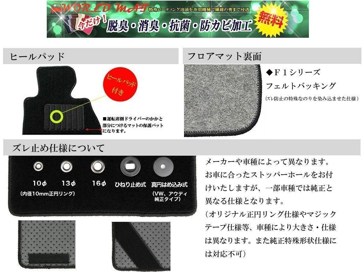 Amazon | フロアマット ワールドマット(脱臭加工済み) ポルシェ 