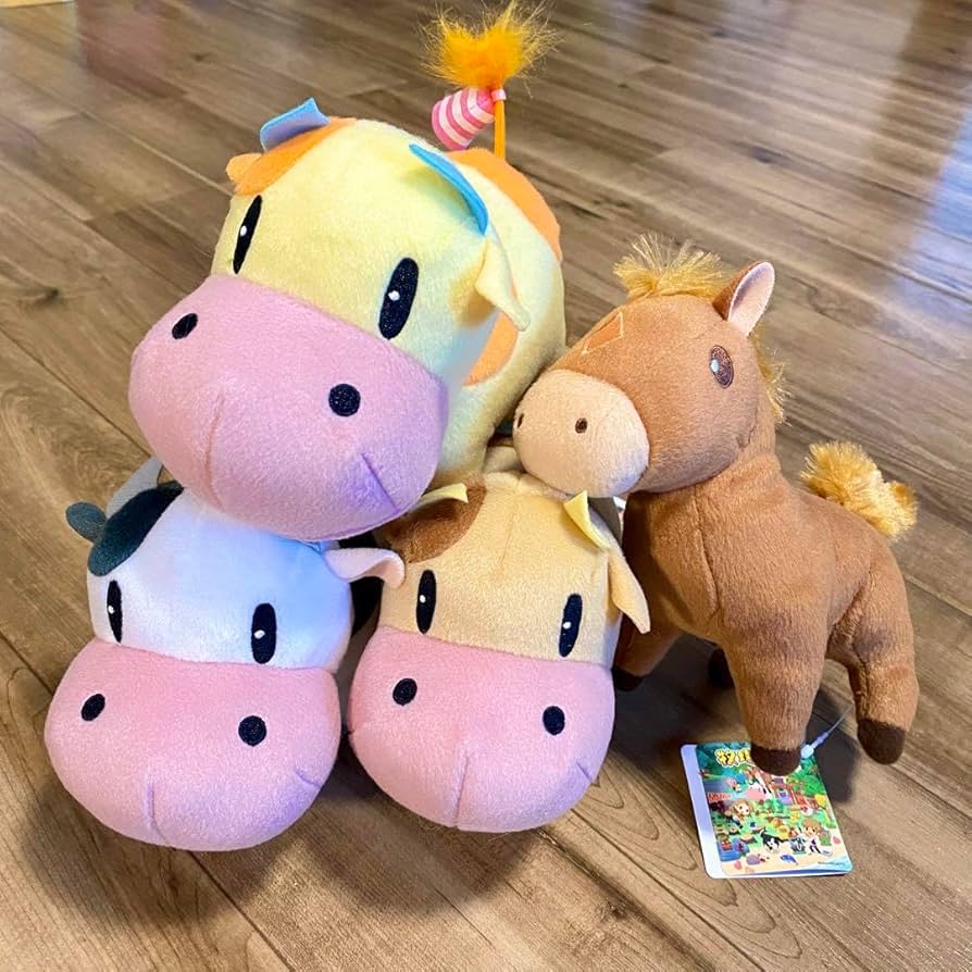 Amazon.co.jp: 牧場物語 なかよしぬいぐるみ 4種コンプリートセット