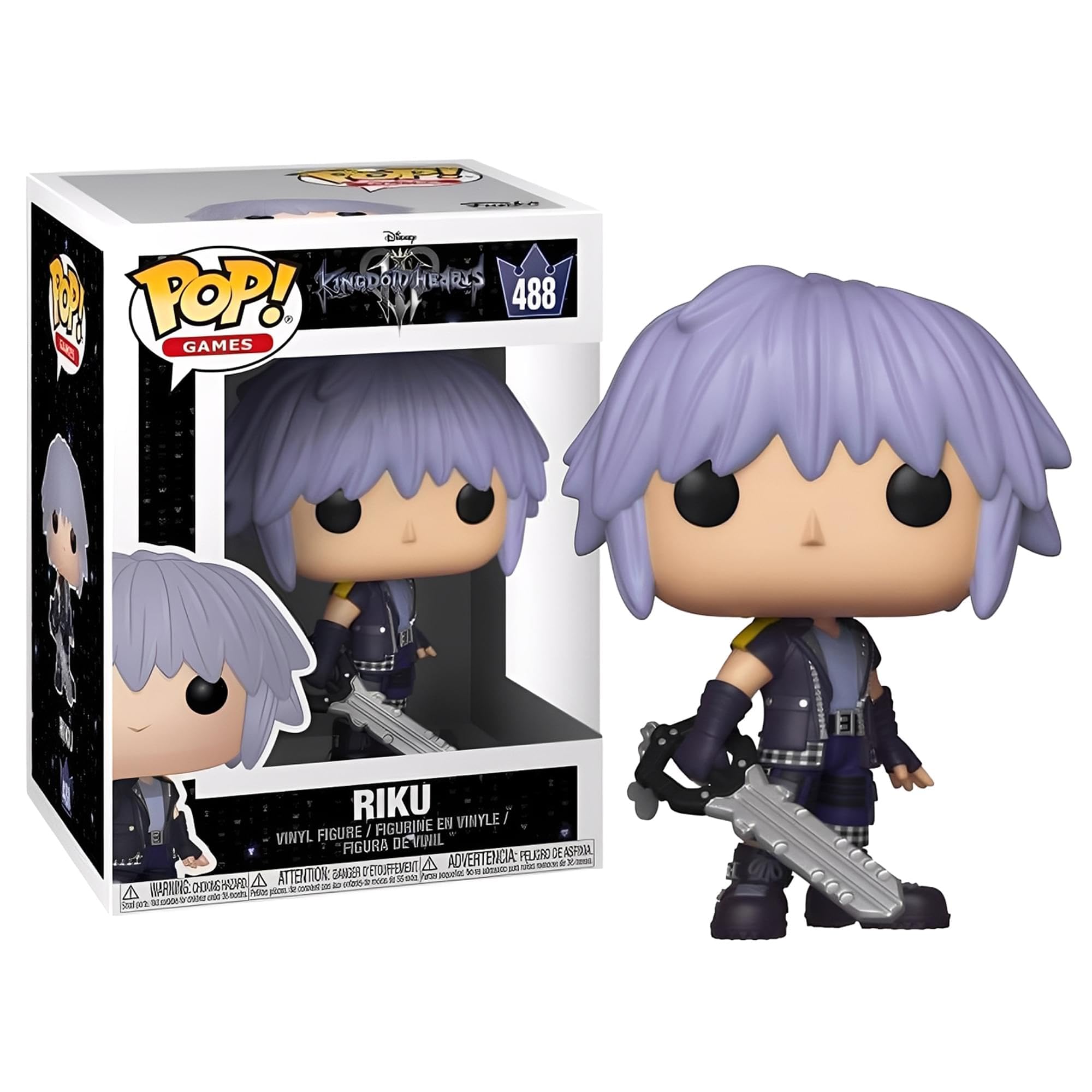 Funko Pop Disney: Kingdom Hearts 3 - Riku Collectible Figure, Multicolor