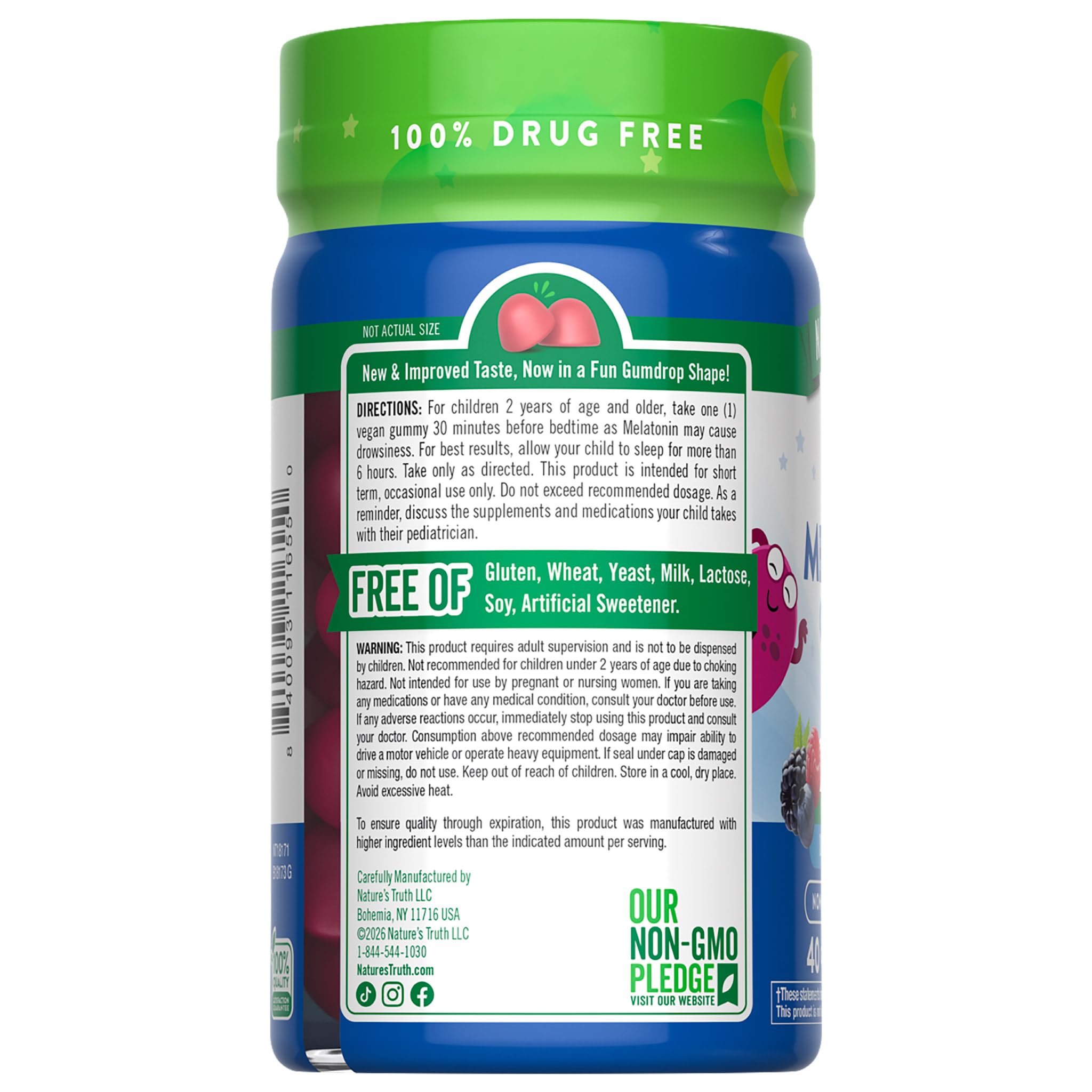 Nature's Truth Kids Melatonin Gummy | 1mg | 40 Count — Amazon image 7