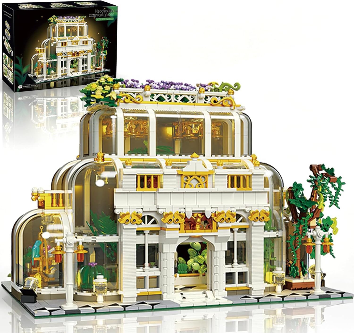 2231 Pcs - Friends Botanical Garden Building Set with LED Light Block