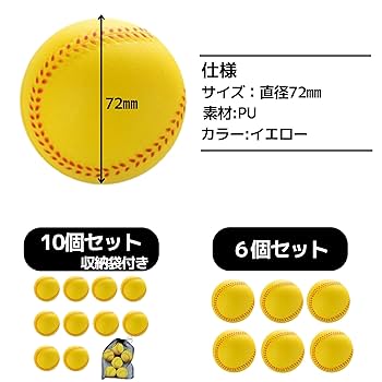 Amazon | East Leaf ウレタンボール 柔らかいボール