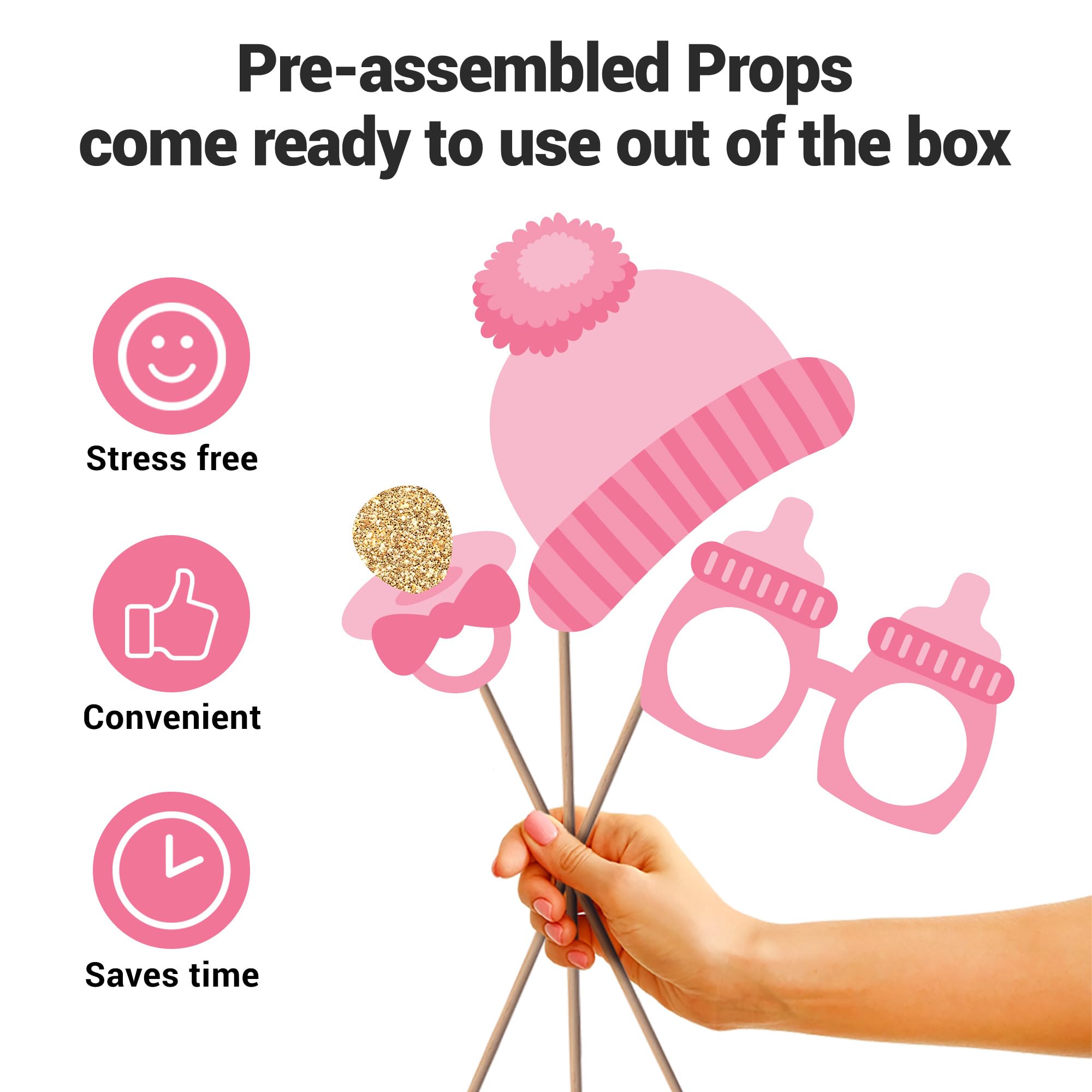 Free Baby Shower Photo Booth Props Theme My Party Photo Props For Baby