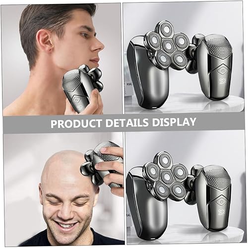 Miniatura 8 de FOMIYES Juego de 2 juegos de afeitadora eléctrica para peluquería Maquina de afeitar para hombre, afeitadora de cuerpo eléctrico, kit facial de