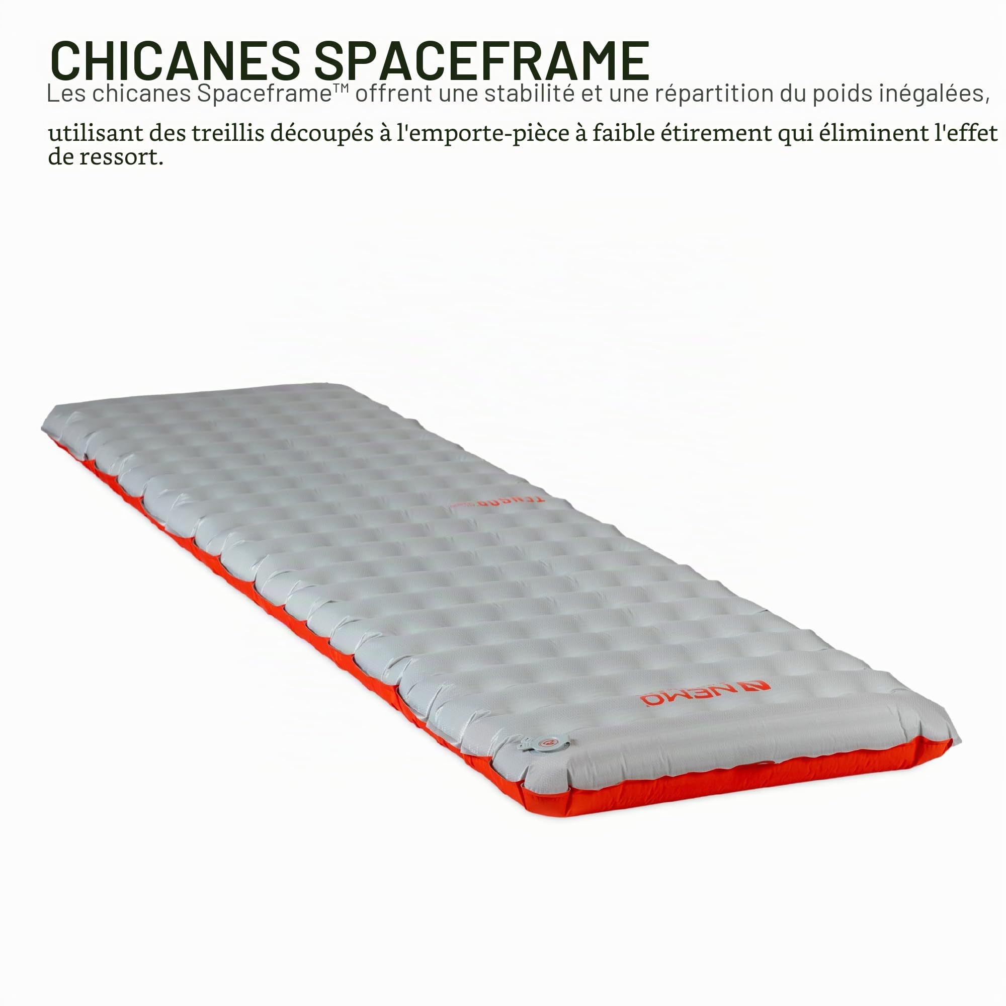 Nemo Tensor Matelas de Couchage isolé ultraléger pour Toutes Les Saisons
