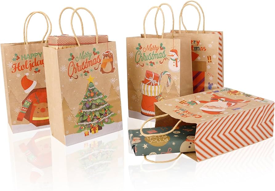 Amazon.co.jp: Paresthesia 8枚セット 手提 紙袋 クリスマス紙袋