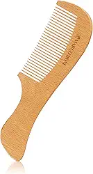 Pente de Madeira Wood Line Premium, Dentes Finos, 1203, Marco Boni, 1 Unidade