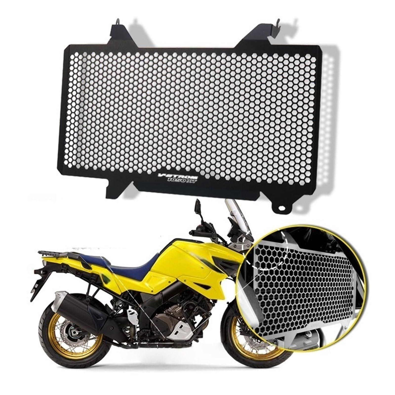 Protezione radiatore moto Per V-STROM 1050 XT DL1050XT DL 2020-2023, Moto Griglia Del Radiatore Copertura Serbatoio Guardia Di Protezione Protetor
