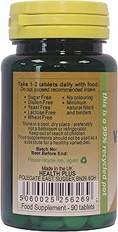 Health Plus Vitamin D 400iu Vitamin D Supplement - 90 Tablets