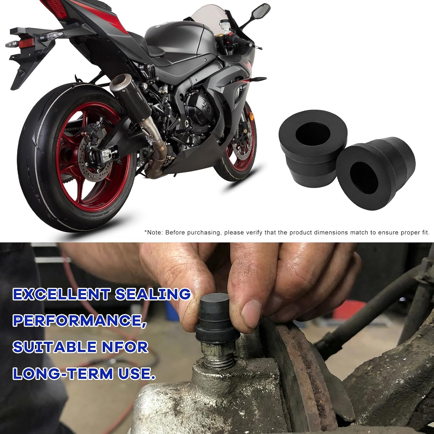 18 PCS Car Brake Bleeder Screw Caps, Waterproof Auto Brakes Caliper Dust Stem Covers Replacement, Universal Rubber Brake Bleeder Caliper Nipple Cap for Cars Trucks Motorcycles