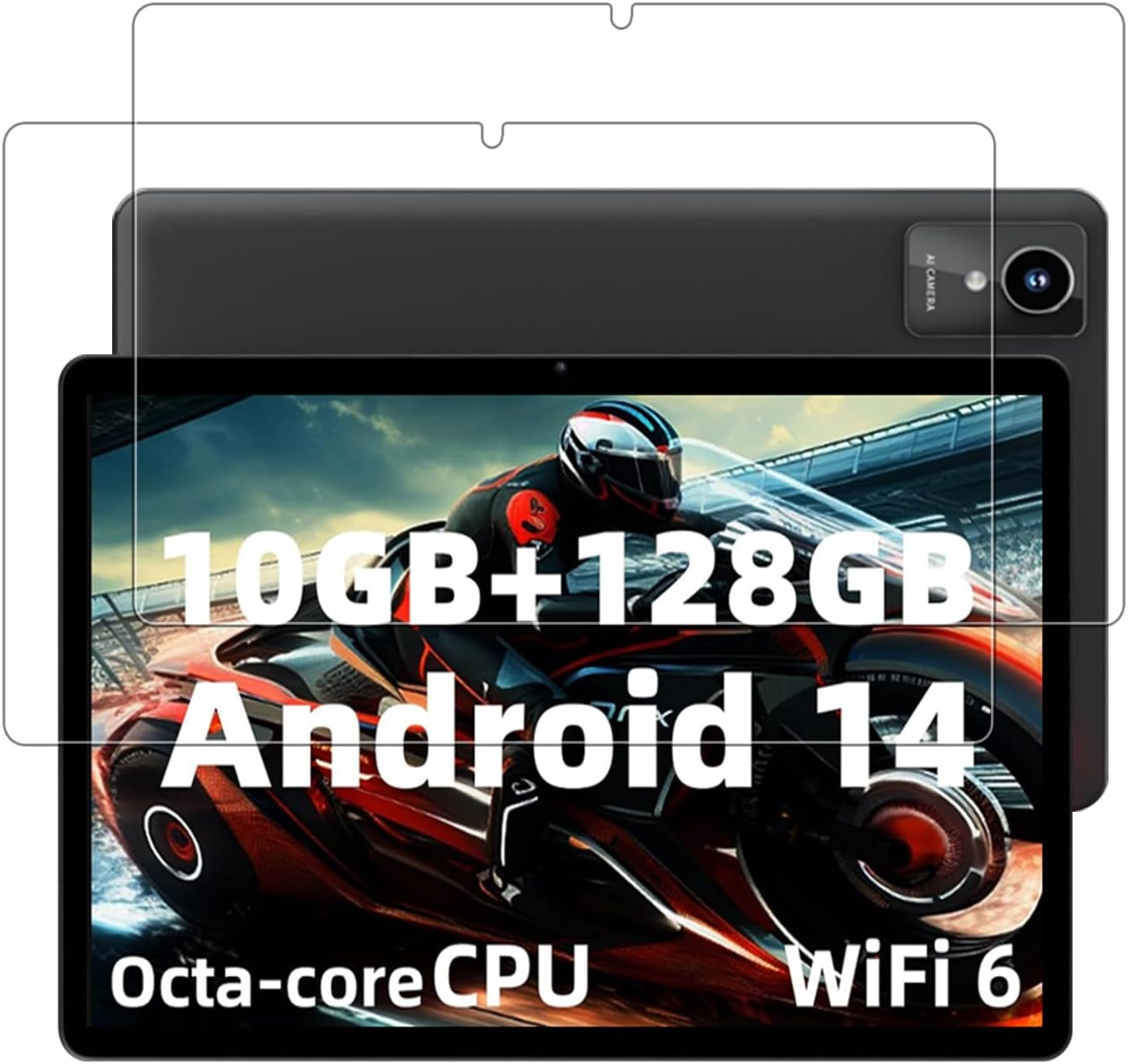 Protector de Pantalla de Vidrio Templado para K50 10 Pulgadas Pack de 2