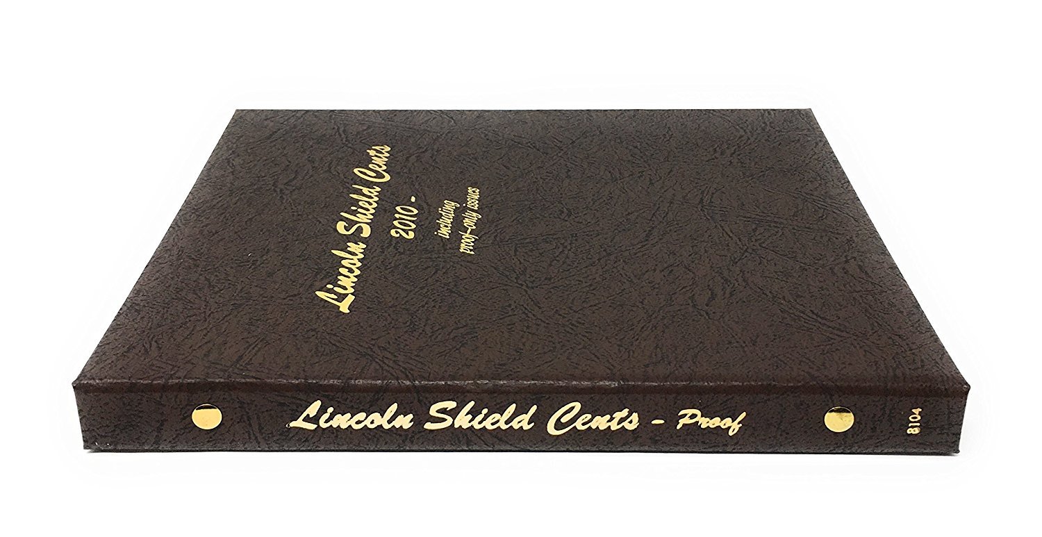 Dansco US Lincoln Shield Cent Coin Album 2010 to Date with Proof #8104