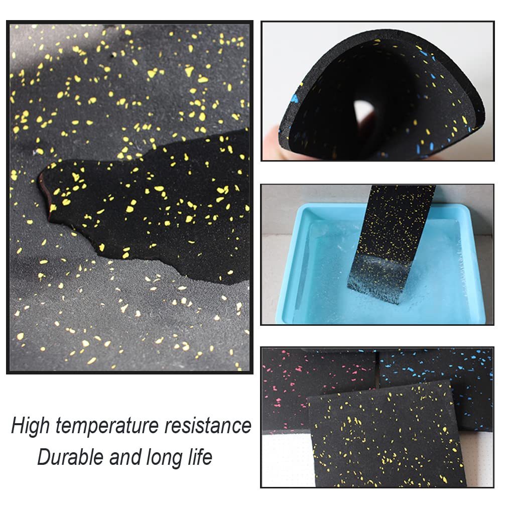 Gummimatte für Trockner, Kühlschränke, Spülmaschinen, Boden schützen Matte 60x70cm Waschmaschinenmatten Vibrationsdämpfer Schallschutzmatte Umweltfreundliche Rubber Mat (A)
