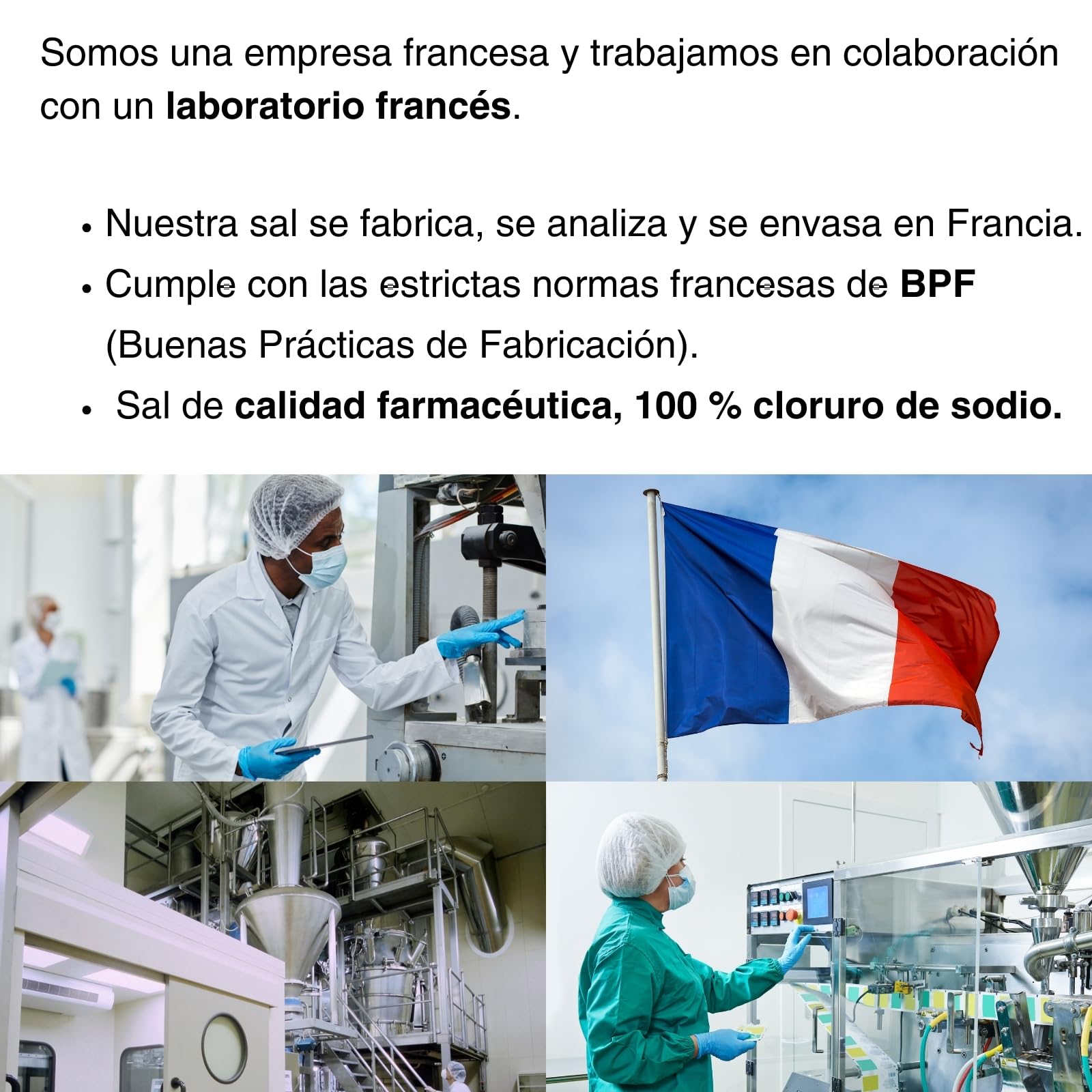 Sal Nasal 750 g, 100% Natural, Calidad Farmacéutica, Fabricado en FRANCIA | 277 Lavados Nasales (Caja XXL) - Niño Adulto - Producto de Bienestar