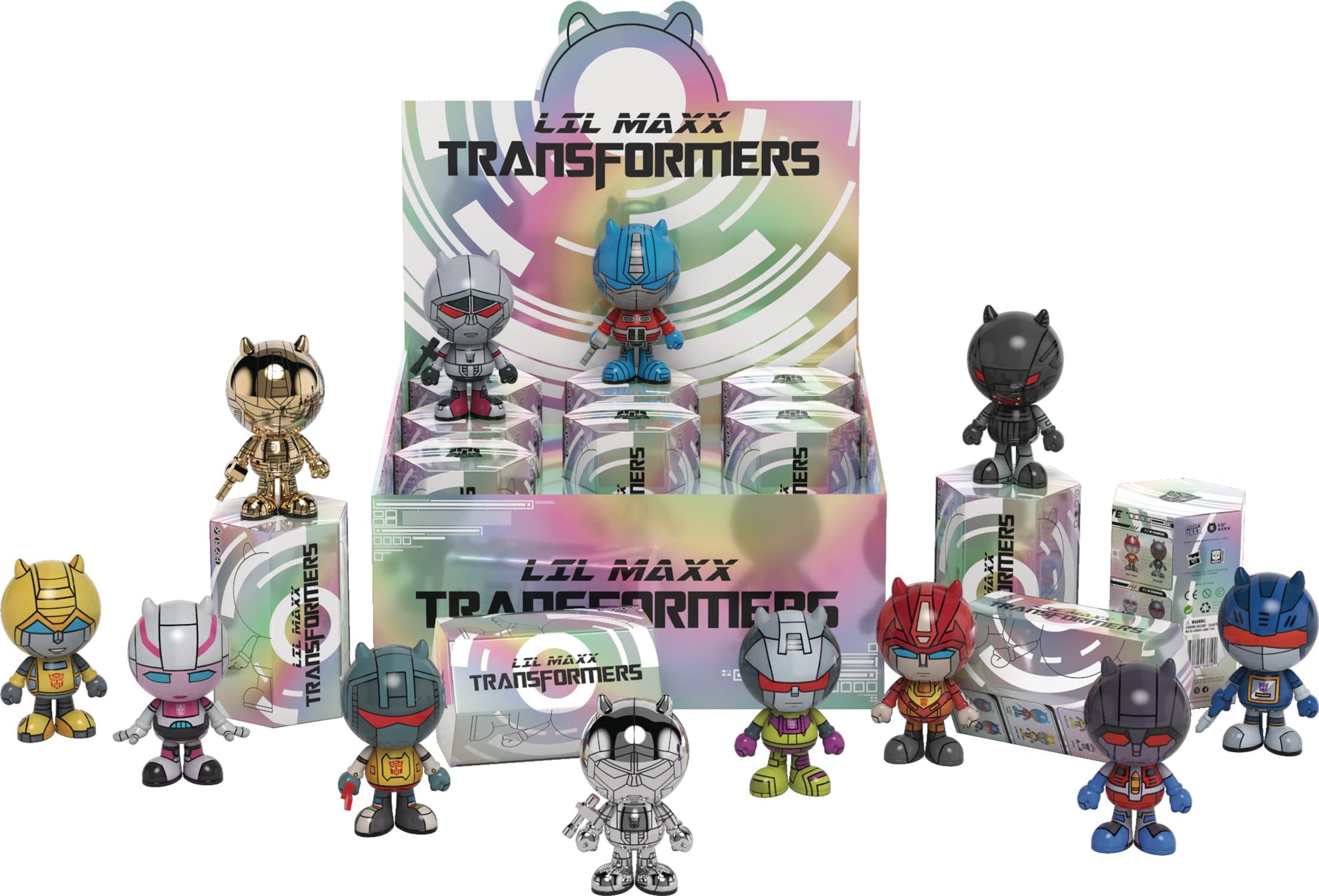 Mighty Jaxx LND-20TFLMBB20 Lil Maxx Blind Box Collection Transformers Figure