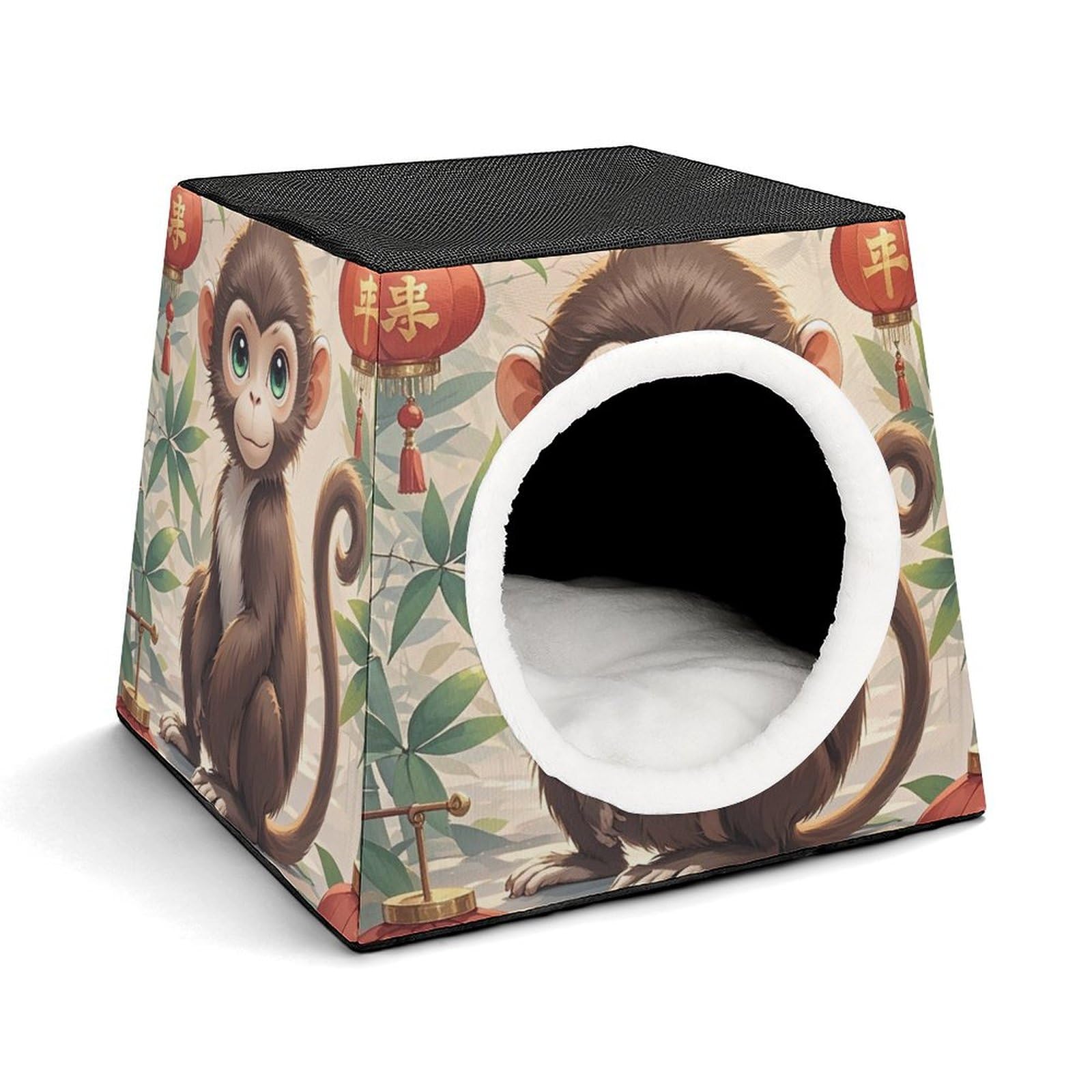 Nichoir pour animaux frileux élimine le stress des chats avec ce lit doux