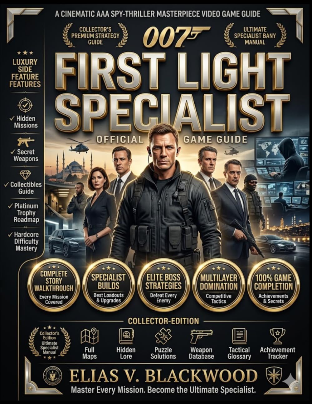 007FIRST LIGHT SPECIALIST OFFICIAL GAME GUIDE: The Ultimate Tactical Walkthrough for Mastering Every Mission, Specialist Build, Elite Boss Fight, Hidden Secret, Multiplayer Strategy, and 100% Game