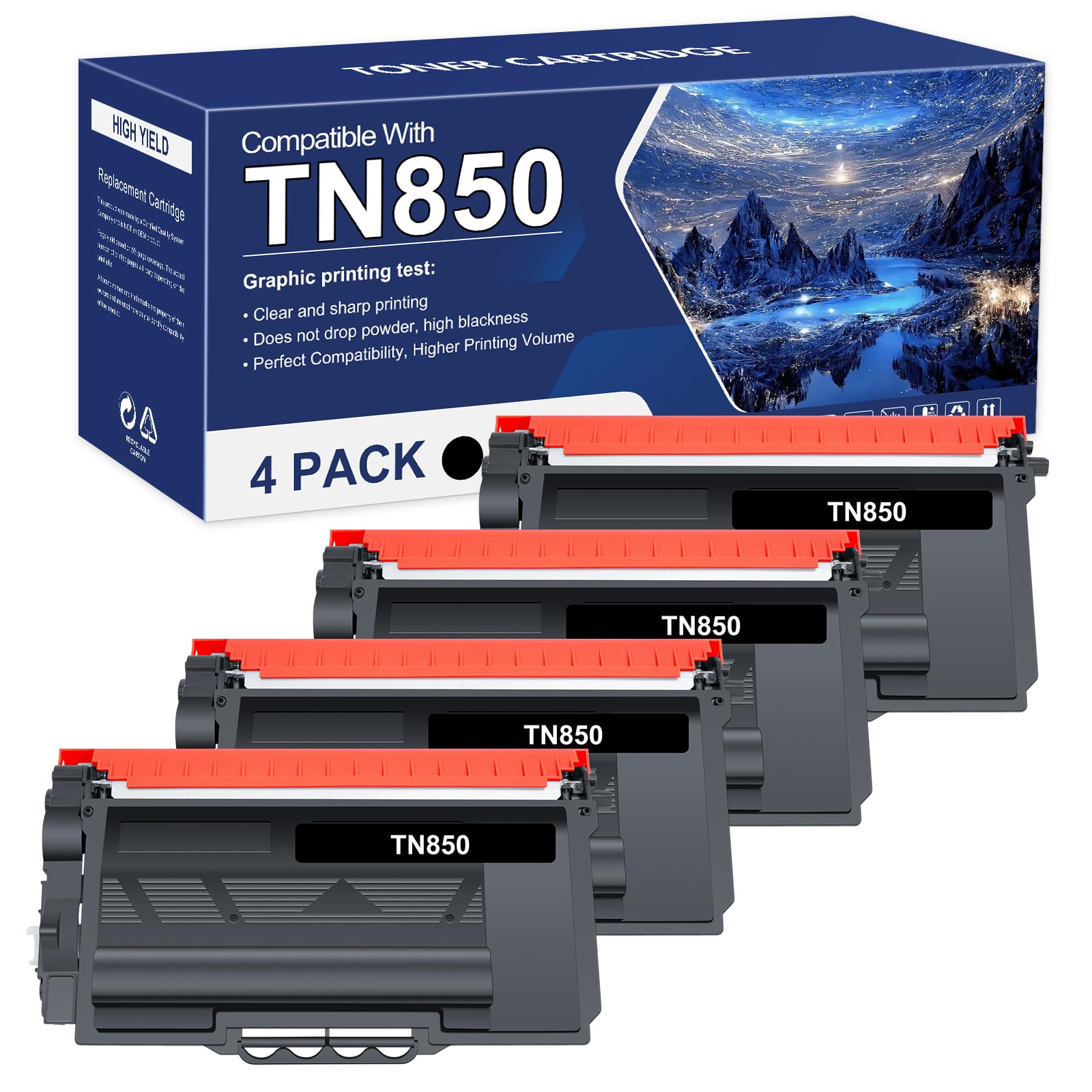 Amazon.com: TN850 TN820 High Yield Toner Cartridge TN 850 820 TN