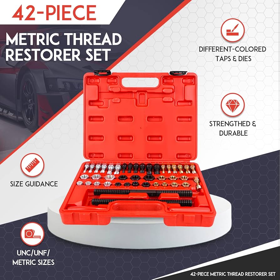 Amazon.com: YESHMA 42PCS Universal Thread Chaser Set,Thread