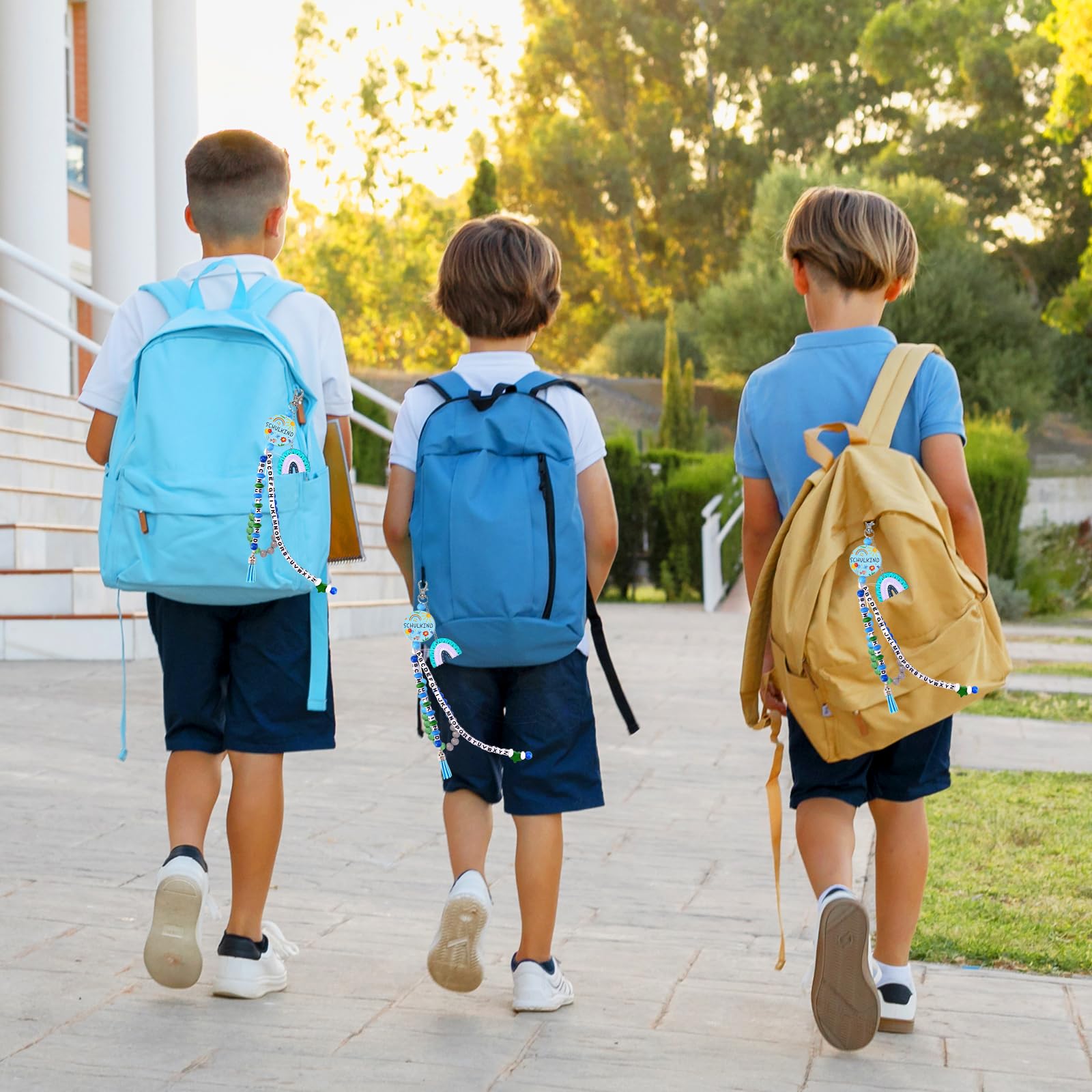Collana Schulkind 2025 per ragazzi scuola elementare regalo inizio scuola con biglietto auguri