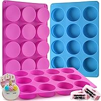 Vista 9 de Sakolla - Moldes de silicona redondos para caramelos, 220 cavidades, moldes cilíndricos mini para chocolate, caramelos duros, gomitas, ganache, Mini