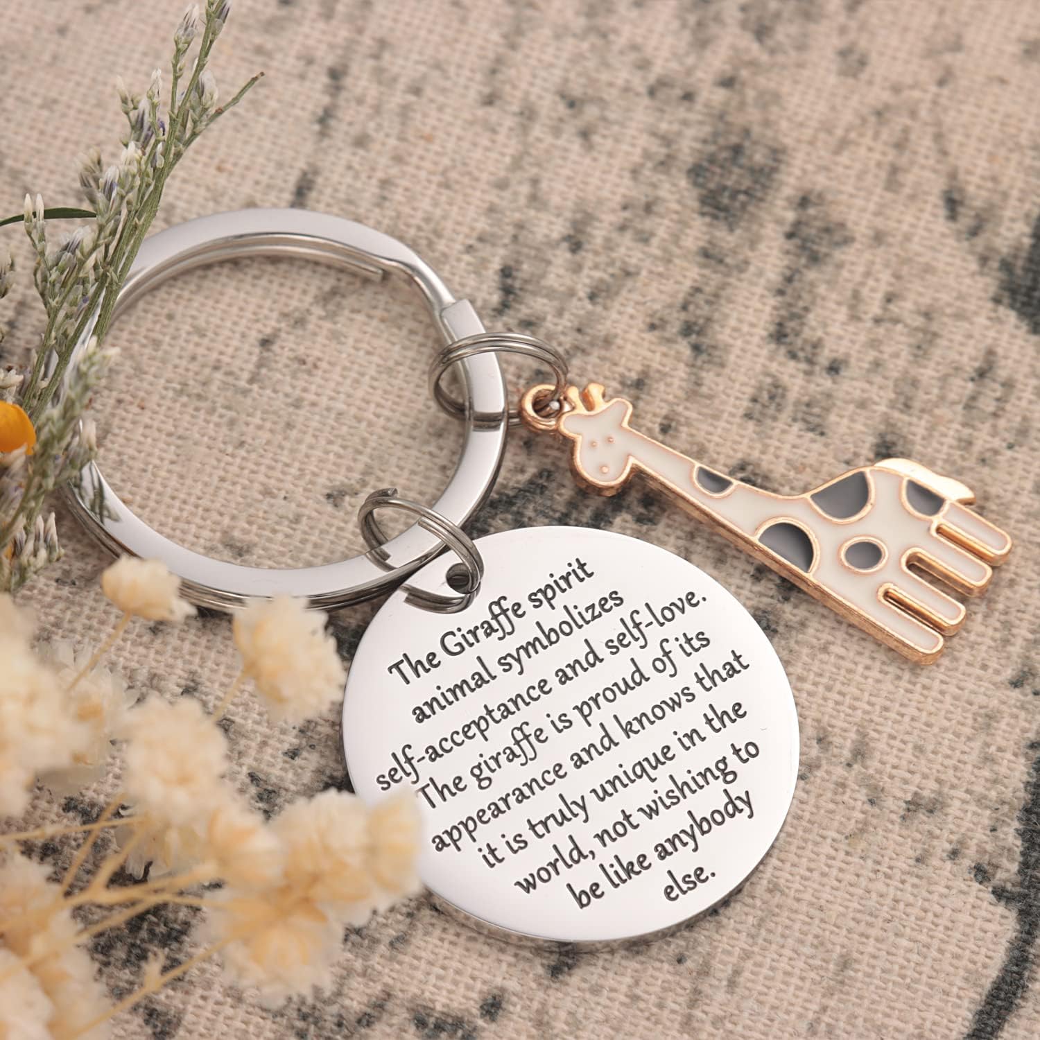 Giraffe Gift Ideas Key Chain For Women Men Teens Adults Giraffe Items Jewelry Giraffee Key Charm Girrafe Keychain - Image 6