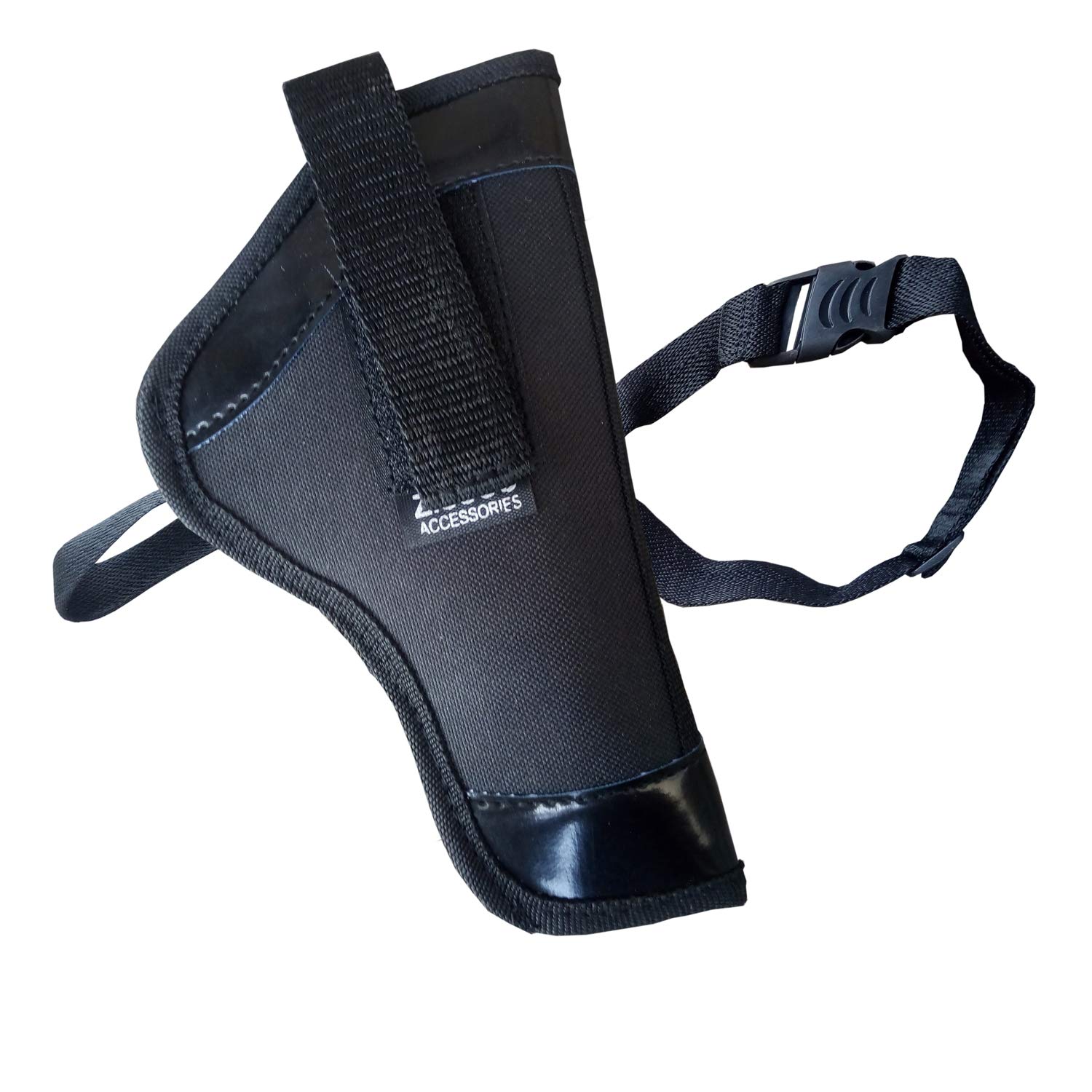 mamta ZISSCO Black Lycra and Nylon Revolver/Pistol Folder Cover (10x05 Inch)