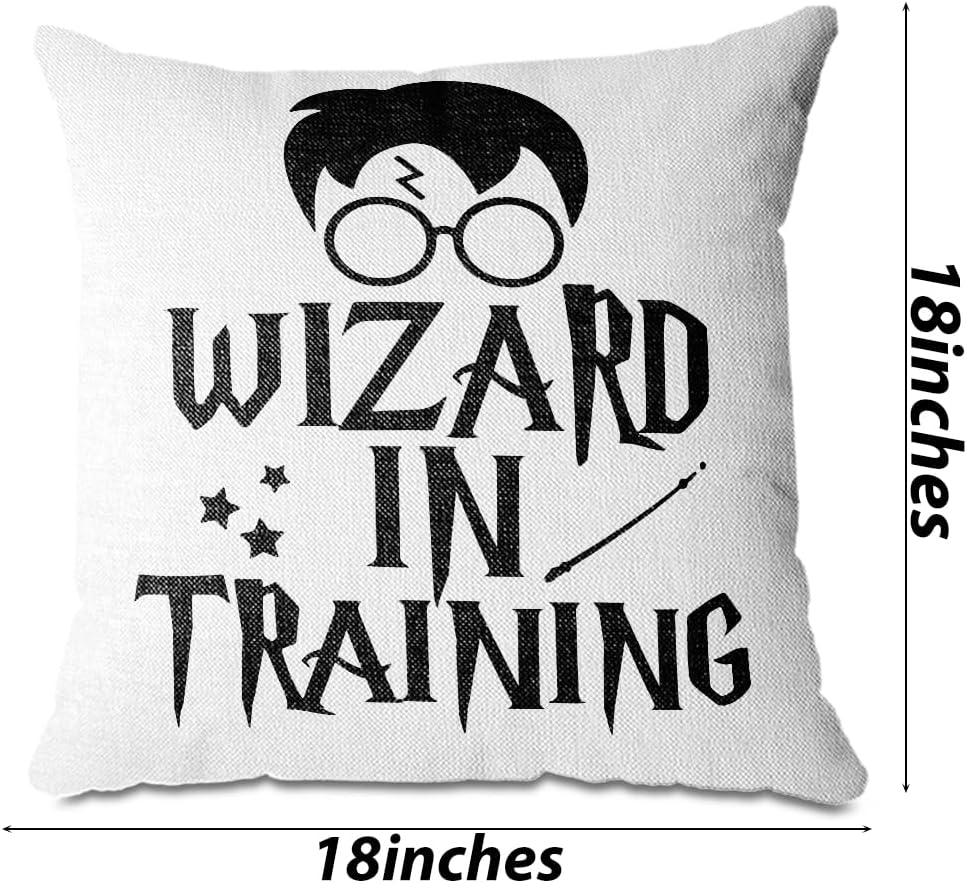 Tuilia Funny Library Quotes Throw Pillow Cover Cute Pillow Case Linen Pillowcase Cushion Case Home Decor Gifts - 18x18 Inch Brown - Image 2