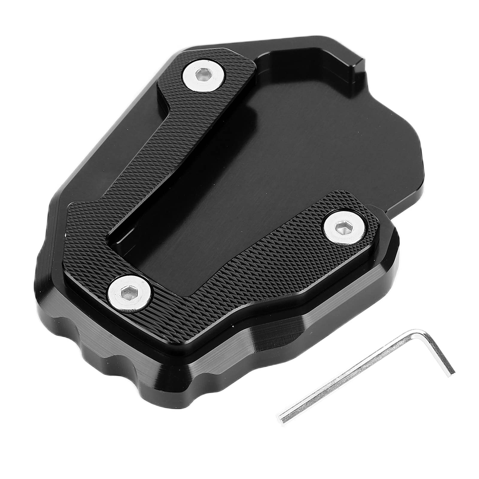 Piastra Cavalletto Moto Moto Cavalletto Piastra di Supporto Cavalletto Laterale Estensione Pad per L'Africa per Twin CRF1100L per CRF 1100 L 2020 2021 2022 Prolunga Laterale (Color : Blanc