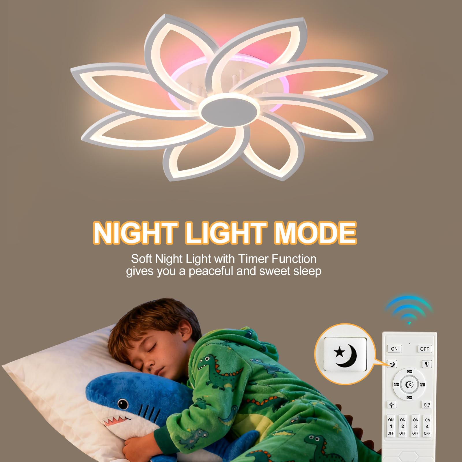 led deckenleuchte mit Fernbedienung,deckenlampe dimmbar,wohnzimmer lampe decke weiß,led lampen deckenlampen Innenbereich,moderne deckenleuchten 70W,energiesparend schlafzimmerlampe,3000-6000k