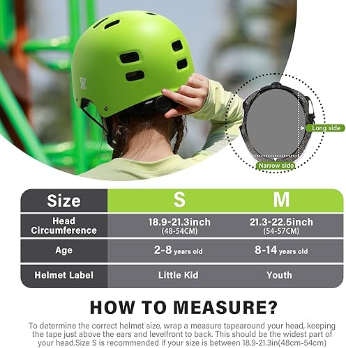 Miniatura 6 de Casco de bicicleta para niños y jóvenes, casco de bicicleta para niños de 5-8-10-12-14 años, ajustable y multideportivo para patineta, patinaje en