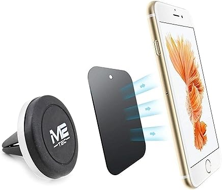 M2 TEC Soporte M?vil Coche, Soporte Magn?tico Rejillas, con Iman (Negro/Blanco) M2 TEC Soporte M?vil Coche, Soporte Magn?tico Rejillas, con Iman (Negro/Blanco)